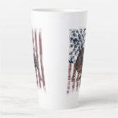 アメリカ国旗 カフェラテマグ (正面)