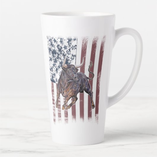 アメリカ国旗 カフェラテマグ (右)