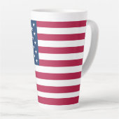 アメリカ国旗 カフェラテマグ (右アングル)