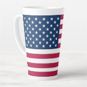 アメリカ国旗 カフェラテマグ (左アングル)
