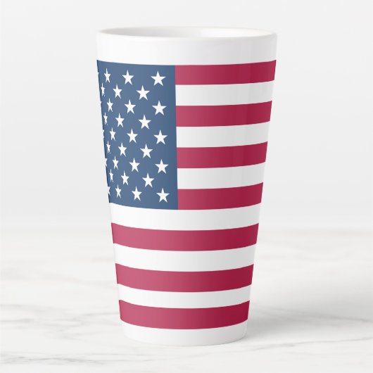 アメリカ国旗 カフェラテマグ (正面)