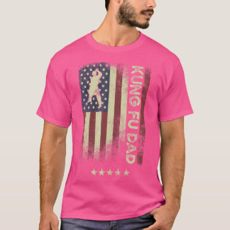 アメリカ国旗 – カンフーパパ Tシャツ