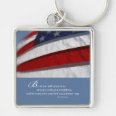 アメリカ国旗 キーホルダー (正面)