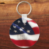 アメリカ国旗 キーホルダー (正面)