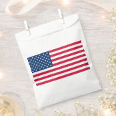 アメリカ国旗 ギフトバッグ フェイバーバッグ (クリップ留めされた状態)