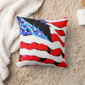 アメリカ国旗 クッション (ブランケット)