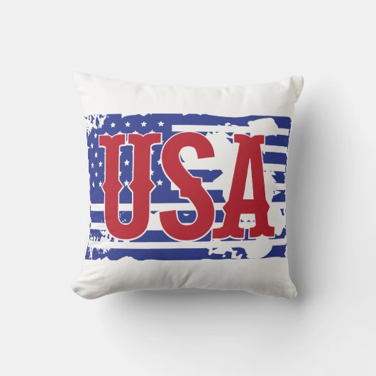 アメリカ国旗 クッション (正面)