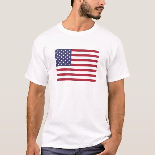 アメリカ国旗 グラフィック 4th July Tシャツ (正面)
