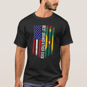 アメリカ国旗・グレナダ最高の国祖父国 Tシャツ