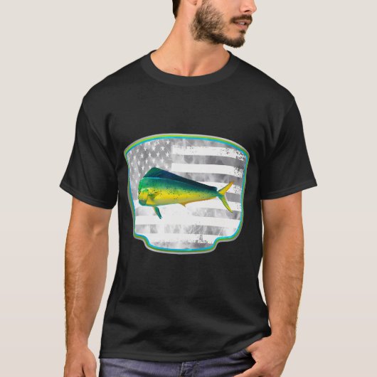 アメリカ国旗 コイ 1 Tシャツ (正面)