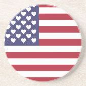 アメリカ国旗 コースター (正面)