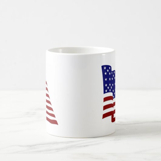 アメリカ国旗 コーヒーマグカップ (中央)