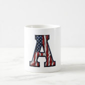 アメリカ国旗。 コーヒーマグカップ (中央)