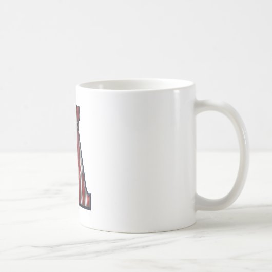 アメリカ国旗。 コーヒーマグカップ (右)