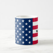アメリカ国旗 コーヒーマグ アメリカ製 コーヒーマグカップ (中央)