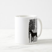 アメリカ国旗 & コーンハウンド コーヒーマグカップ (正面右)