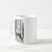 アメリカ国旗 & コーンハウンド コーヒーマグカップ (正面左)