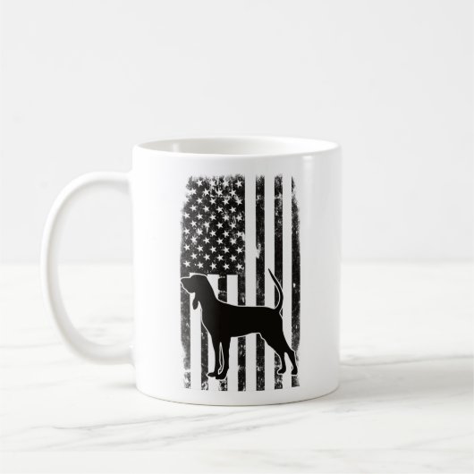 アメリカ国旗 & コーンハウンド コーヒーマグカップ (左)