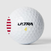 アメリカ国旗 ゴルフボール (ロゴ)