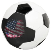 アメリカ国旗 サッカーボール (3/4)