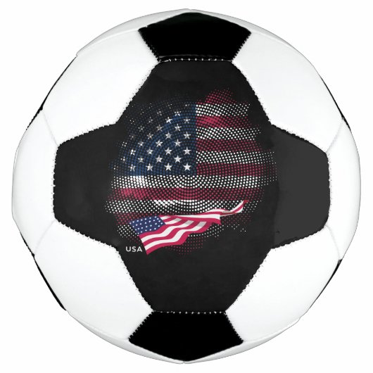 アメリカ国旗 サッカーボール (正面)