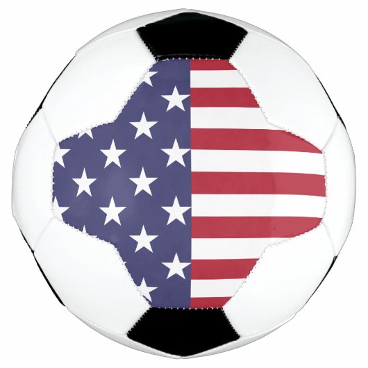 アメリカ国旗 サッカーボール (正面)