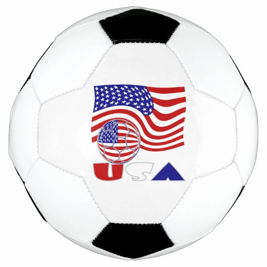 アメリカ国旗 サッカー ボール (正面)