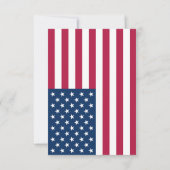 アメリカ国旗 サンキューカード (裏面)