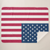 アメリカ国旗 シェルパブランケット (正面(横))