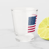 アメリカ国旗 ショットグラス (左)