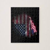 アメリカ国旗 ジグソーパズル (縦)