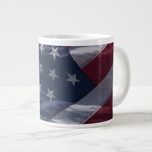 アメリカ国旗 ジャンボコーヒーマグカップ (正面右)