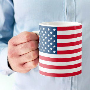 アメリカ国旗 スターとストライプ 愛国心 コーヒーマグカップ