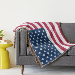 アメリカ国旗 スローブランケット