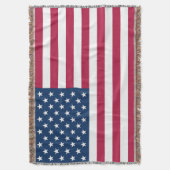 アメリカ国旗 スローブランケット (正面縦)