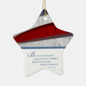 アメリカ国旗 セラミックオーナメント (右)