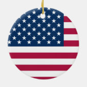 アメリカ国旗 セラミックオーナメント (裏面)