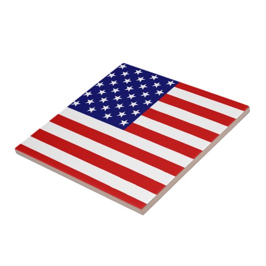 アメリカ国旗 タイル (側面)