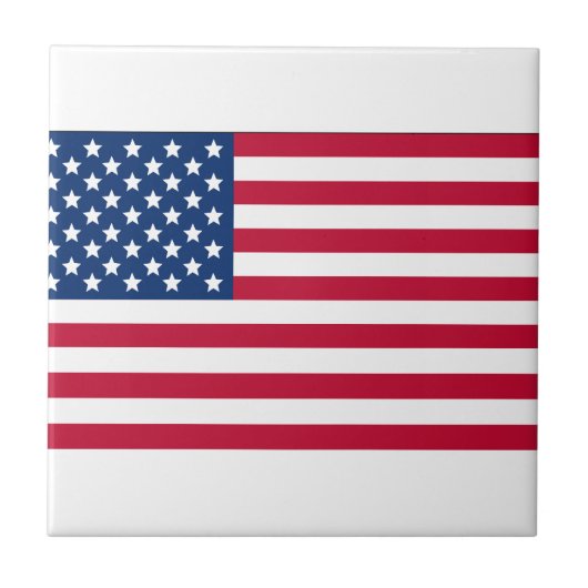 アメリカ国旗 タイル (正面)