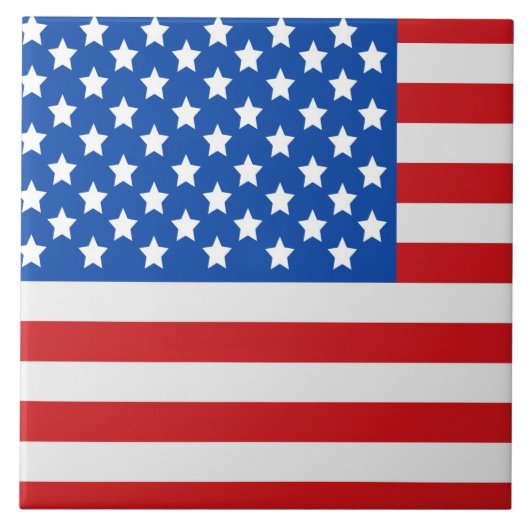 アメリカ国旗 タイル (正面)