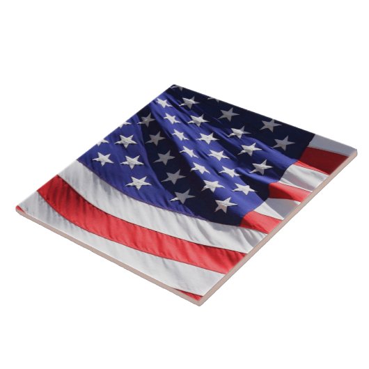 アメリカ国旗 タイル (側面)