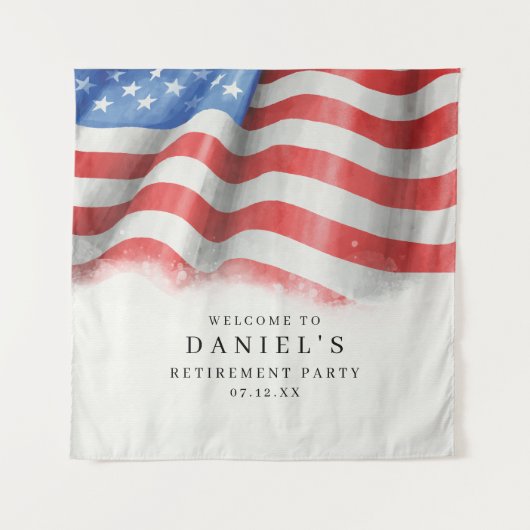 アメリカ国旗 タペストリー (正面)