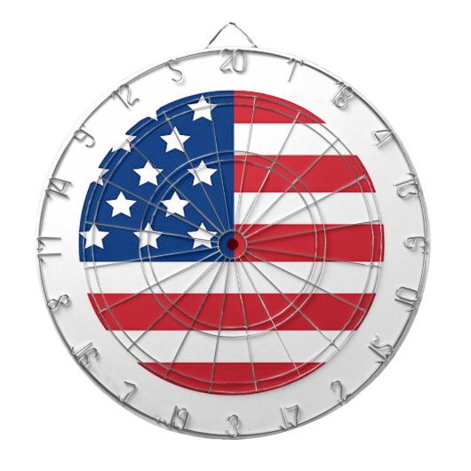 “アメリカ国旗” ダーツボード (正面)