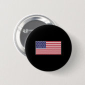 アメリカ国旗 チェストパッチ 星条旗 アメリカ合衆国 缶バッジ (正面&裏面)