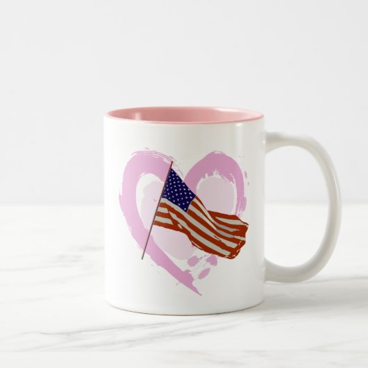 アメリカ国旗 ツートーンマグカップ (右)