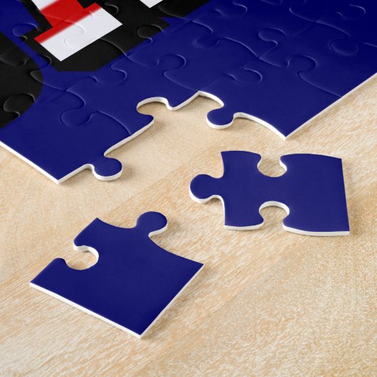 アメリカ国旗 テキスト パズル (側面)