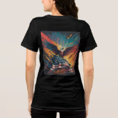 アメリカ国旗 トライブレンドＴシャツ (裏面)