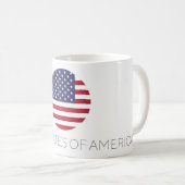 アメリカ国旗 トラベルマグ コーヒーマグカップ (正面右)