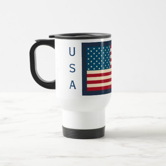 アメリカ国旗 トラベル コーヒーマグ ギフト トラベルマグ (左)