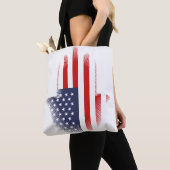 アメリカ国旗 トートバッグ (クローズアップ)